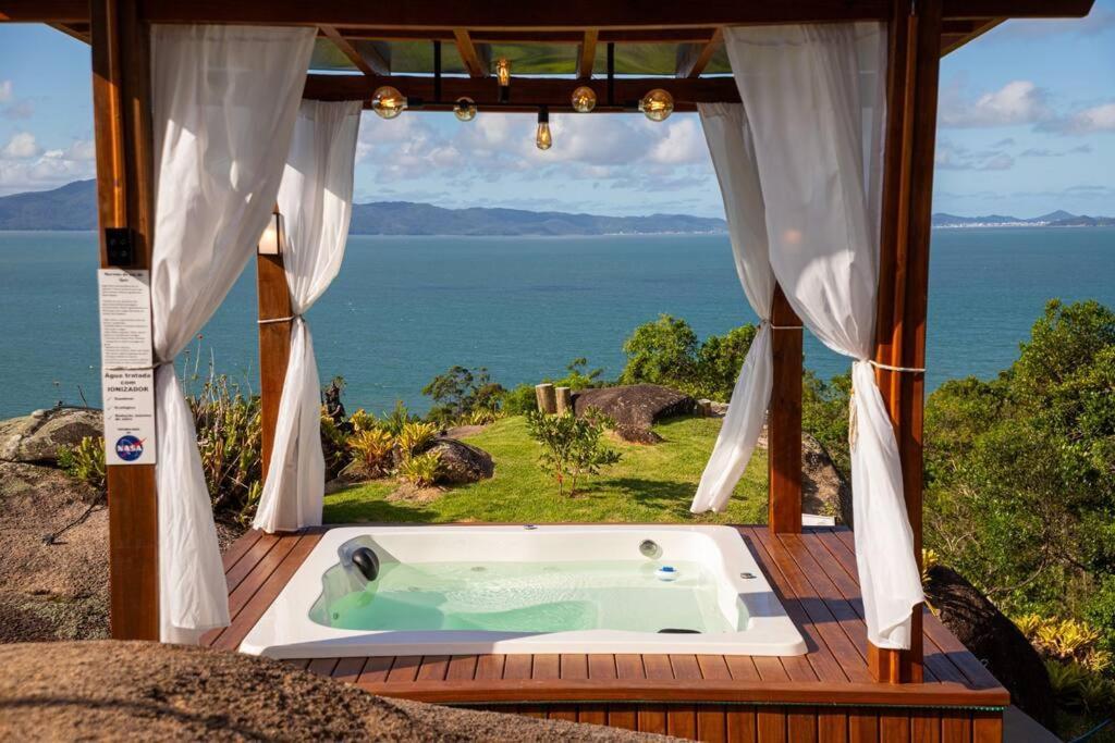 Casa Mirante Do Sol-Vista Exuberante Com Spa 고베르나도르 셀소 하모스 외부 사진